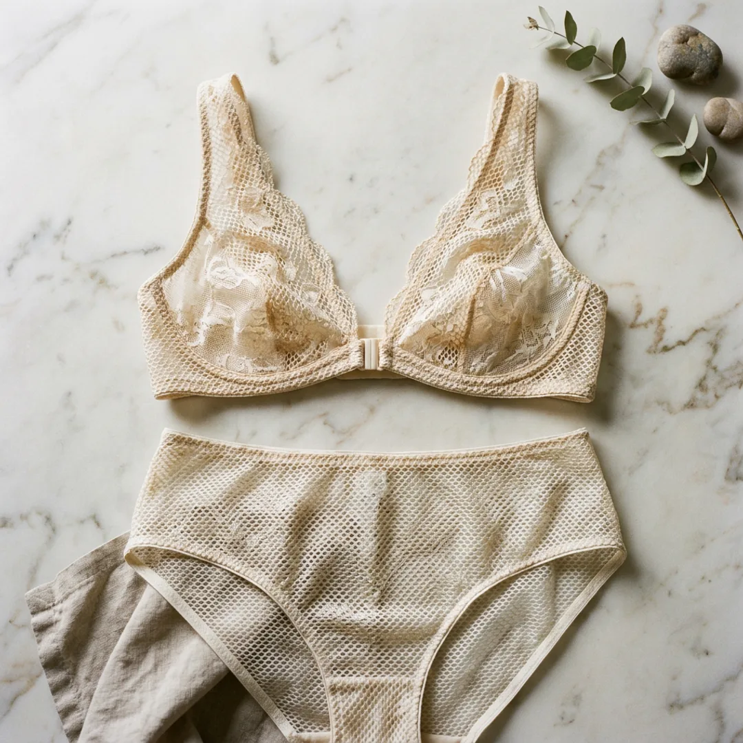 Mesh Bralette Set